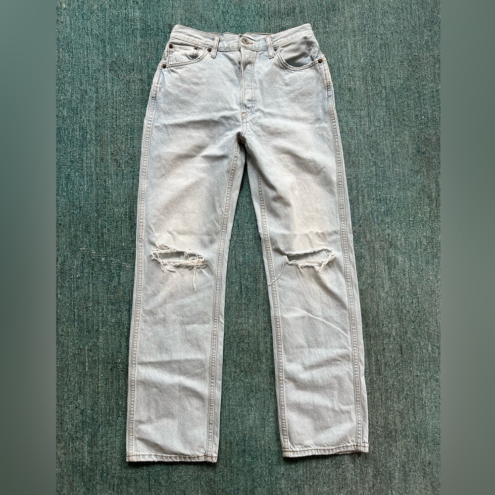 RE/DONE light wash jeans size 28